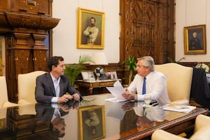 De Pedro y Fernández, hoy, en el despacho presidencial