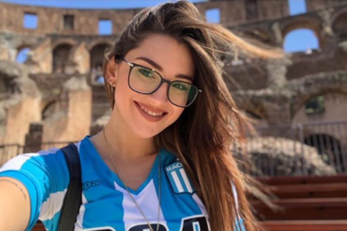 "De Racing, como mi abuelo y mi viejo", dice la biografía en Instagram de Melody Parici que falleció esta mañana en un accidente automovilístico