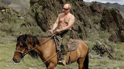 Putin ha cultivado en el pasado una imagen de macho que atrae a muchos rusos