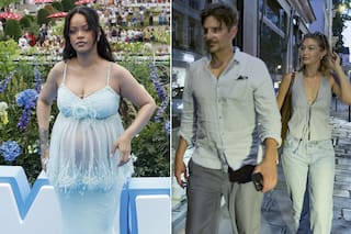 Del look “Pitufina” de Rihanna a la feliz estadía de Bradley Cooper y Gigi Hadid en París
