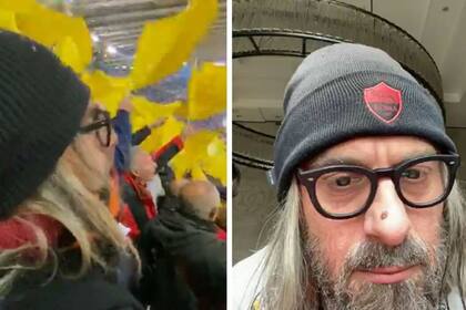 De Rossi contrató una maquilladora y se infiltró en la tribuna de Roma