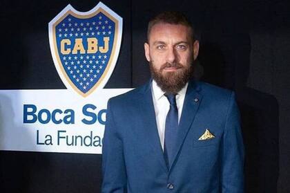 De Rossi y un recuerdo de Boca, en una cena benéfica