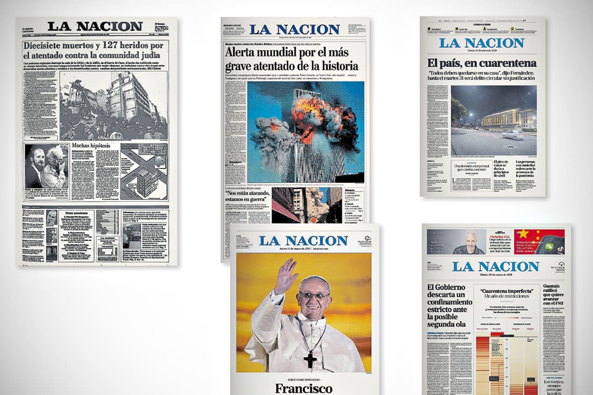 De sábana a berlinés, la evolución del formato y diseño de LA NACION a través de los años