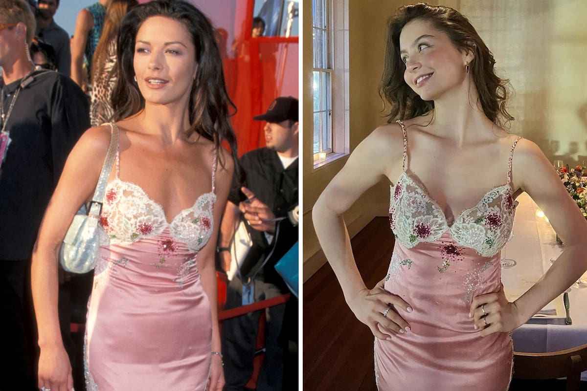De tal palo, tal estilla. Catherine Zeta-Jones y un vestido que lució en 1999 y que ahora su hija lo usó para una ocasión muy especial en su vida