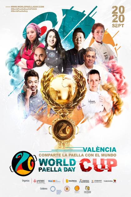 Los 8 chefs que participarán de la competencia para hacer la mejor paella