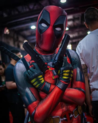 Deadpool, uno de los personajes más elegidos para representar en la convenciones de comics