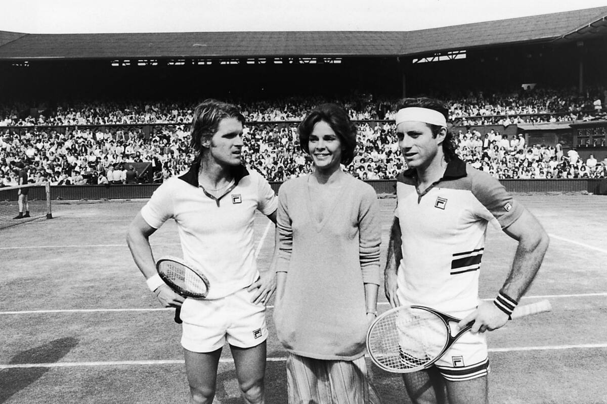 Dean Paul Martin, Ali Mac Graw y Guillermo Vilas en la Catedral
