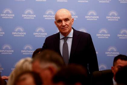 Debate en Diputados sobre la “ley ómnibus” con las presencia del ministro del Interior Guillermo Francos. José Luis Espert