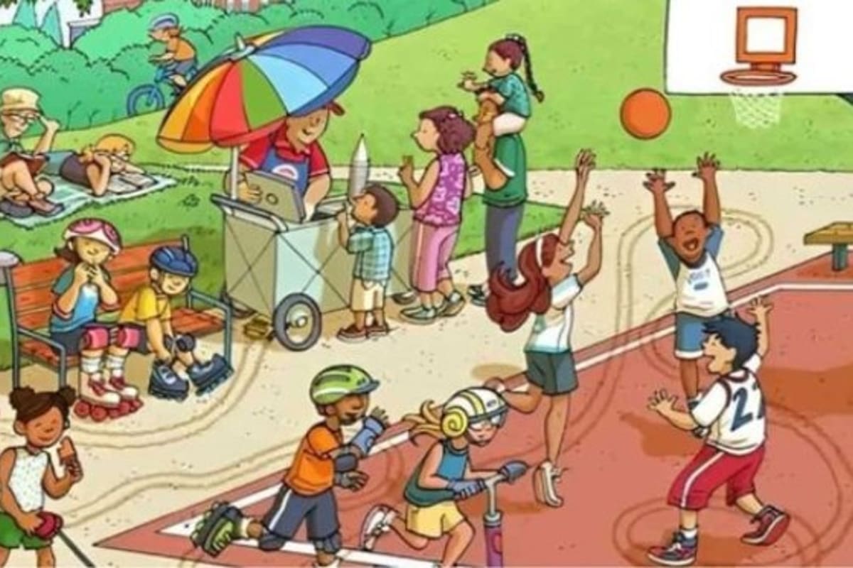 Deberás dar con el auto escondido dentro del parque en pocos segundos.