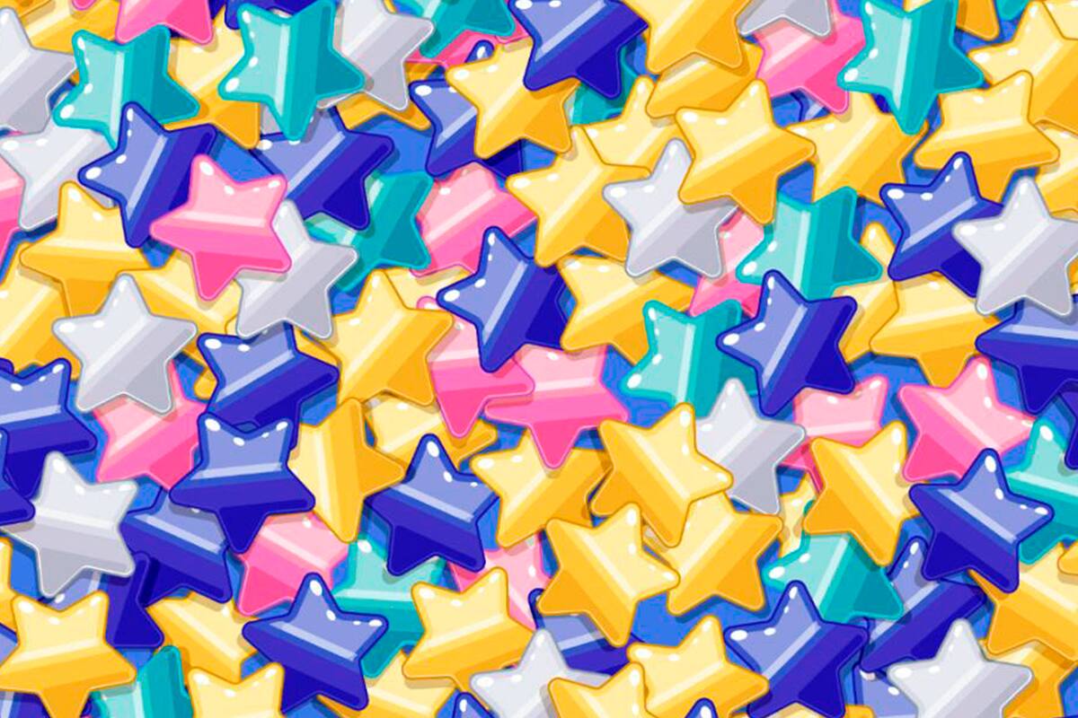 Deberás encontrar cuatro lunas entre las estrellas de la imagen del interior de esta nota