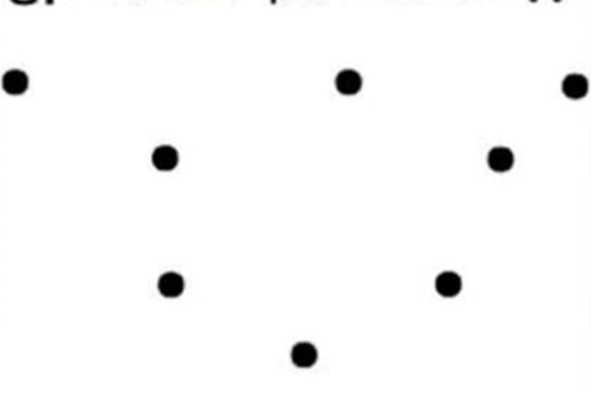 Deberás encontrar los puntos casi imperceptibles en tan solo ocho segundos.