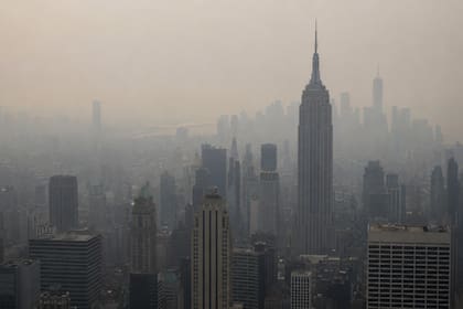 Debido a los incendios forestales en Canadá, la Gran Manzana está afectada desde el martes por el humo proveniente del país vecino