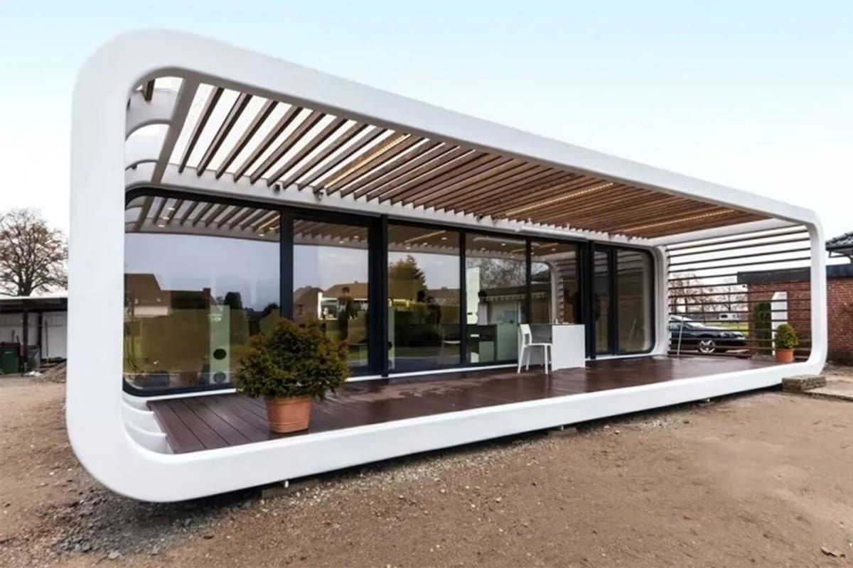 Debido a su forma modular, las unidades se pueden apilar para crear múltiples niveles, o incluso colocarse una al lado de la otra.