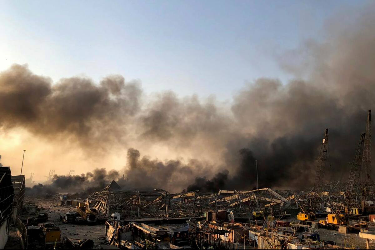 Decenas de personas en Beirut compartieron sus testimonios de la explosión con videos y fotos