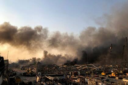 Decenas de personas en Beirut compartieron sus testimonios de la explosión con videos y fotos