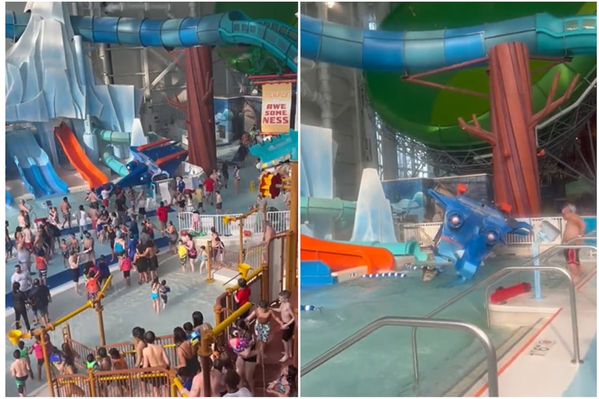 Decenas de personas se mantuvieron en alerta tras la caída de la figura de helicóptero