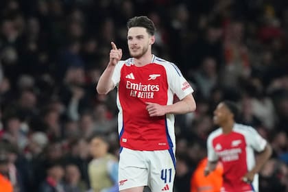 Declan Rice, la gran figura del partido de ida, dirá presente en el Santiago Bernabéu (Archivo)