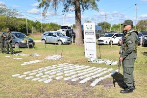 Decomisaron en Chaco 90 kilos de cocaína
