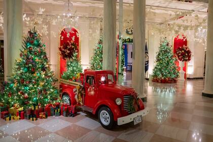 Decoración navideña de la Casa Blanca