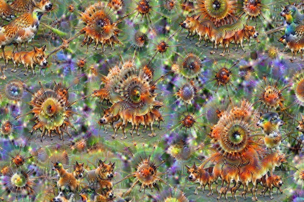 Deep Dream White Noise, una obra de arte creada por un algoritmo desarrollado por Google