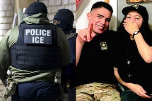Deisy Rivera Ortega, esposa del sargento José Serrano, fue detenida por el ICE cuando acudió a tramitar una protección contra la deportación