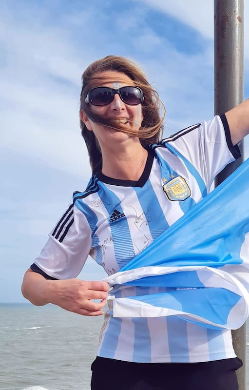 Dejó atrás su lugar en Piamonte para vivir en la costa argentina.