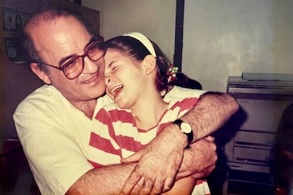 Del álbum personal de Silvia Padrón, hija de Juan Padrón, con quien Quino hizo los cortos animados de Mafalda
