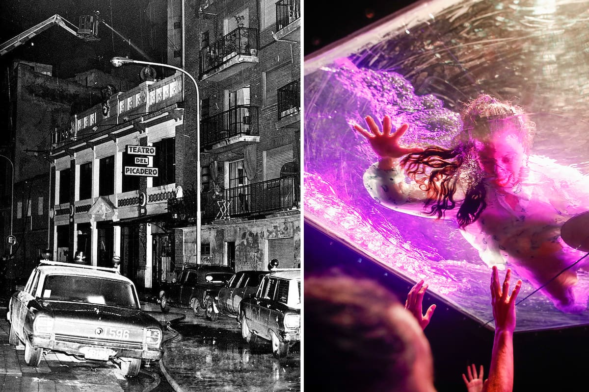 Del atentando al Teatro El Picadero de hace 44 años al clima de fiesta de Fuerza Bruta