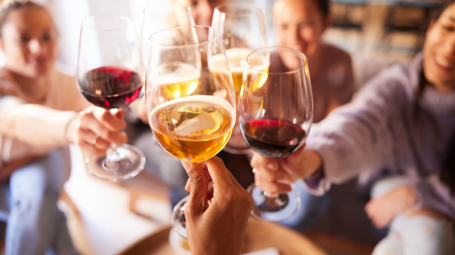 Opciones para el momento del brindis del domingo