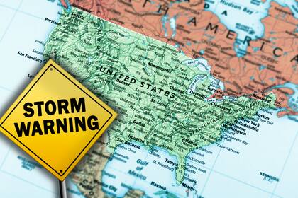 Del centro al este de Estados Unidos se espera una jornada con fuertes tormentas