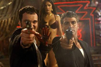 En Del crepúsculo al amanecer, Tarantino y Clooney trabajaron juntos