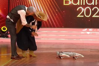Enojos, llanto y la accidentada presentación de Chicho, el perro robot