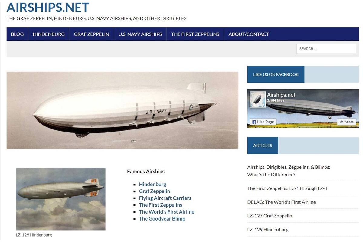 Del Hindenburg al presente