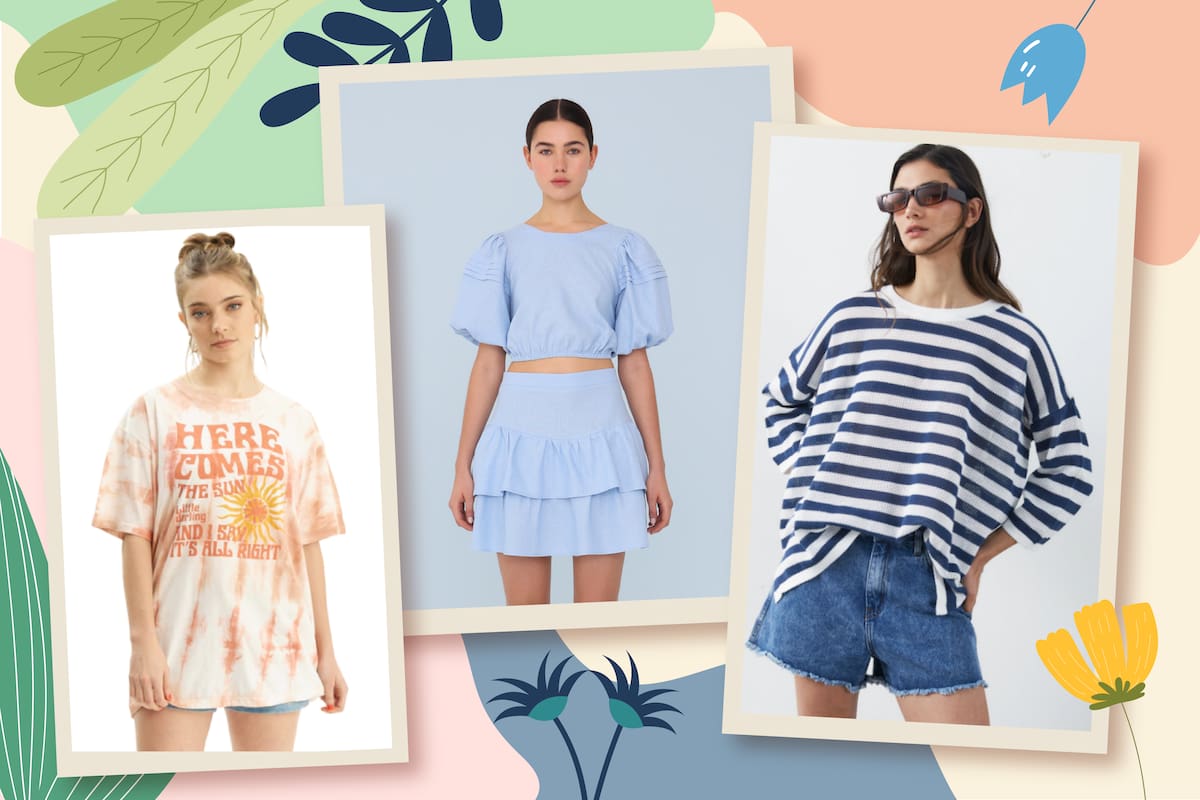 Del jean al lino, distintos materiales se combinan para celebrar la llegada de los días más calurosos.
