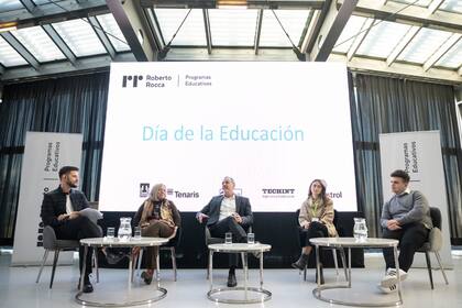 Del panel sobre empleabilidad y educación participaron Guillermina Tiramonti, Javier Martínez Álvarez, Luciana Piersanti y Rubén Tejera