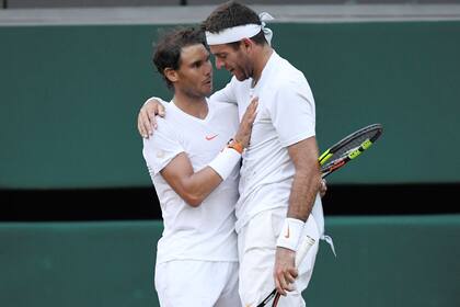 Del Potro cayó ante Nadal en Wimbledon