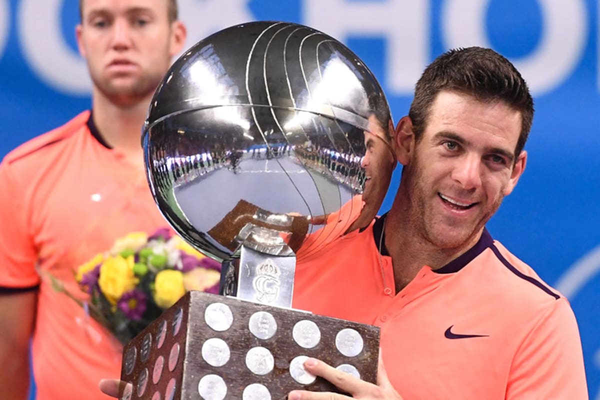 Del Potro celebró su título N°19 en Estocolmo