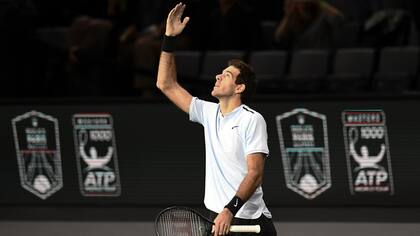 Del Potro derrotó al holandés Robin Haase y esta a una victoria del master de Londres