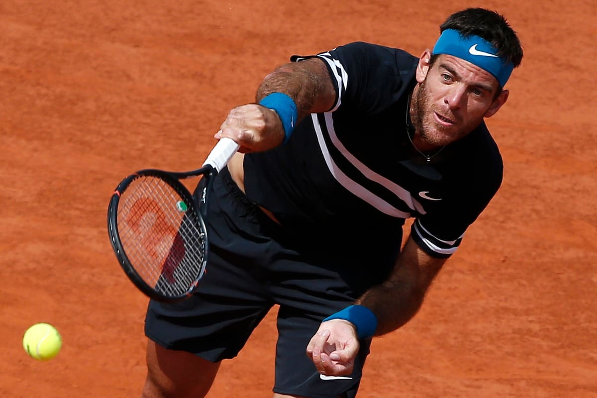 Del Potro en Roland Garros 2018