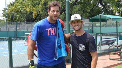 Del Potro, junto con Santiago Muñiz