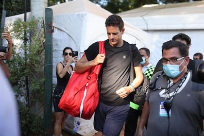 Del Potro llega al Lawn Tenis