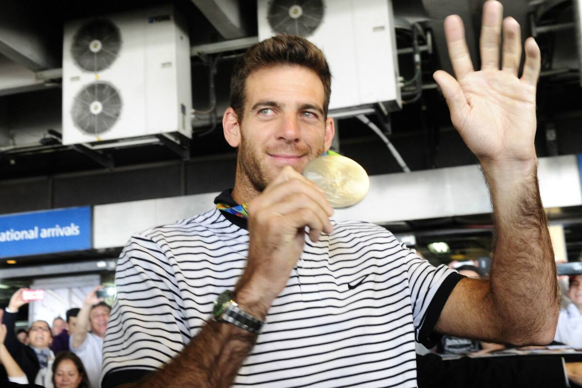 Del Potro y la medalla de plata olímpica que obtuvo en los Juegos de Río 2016