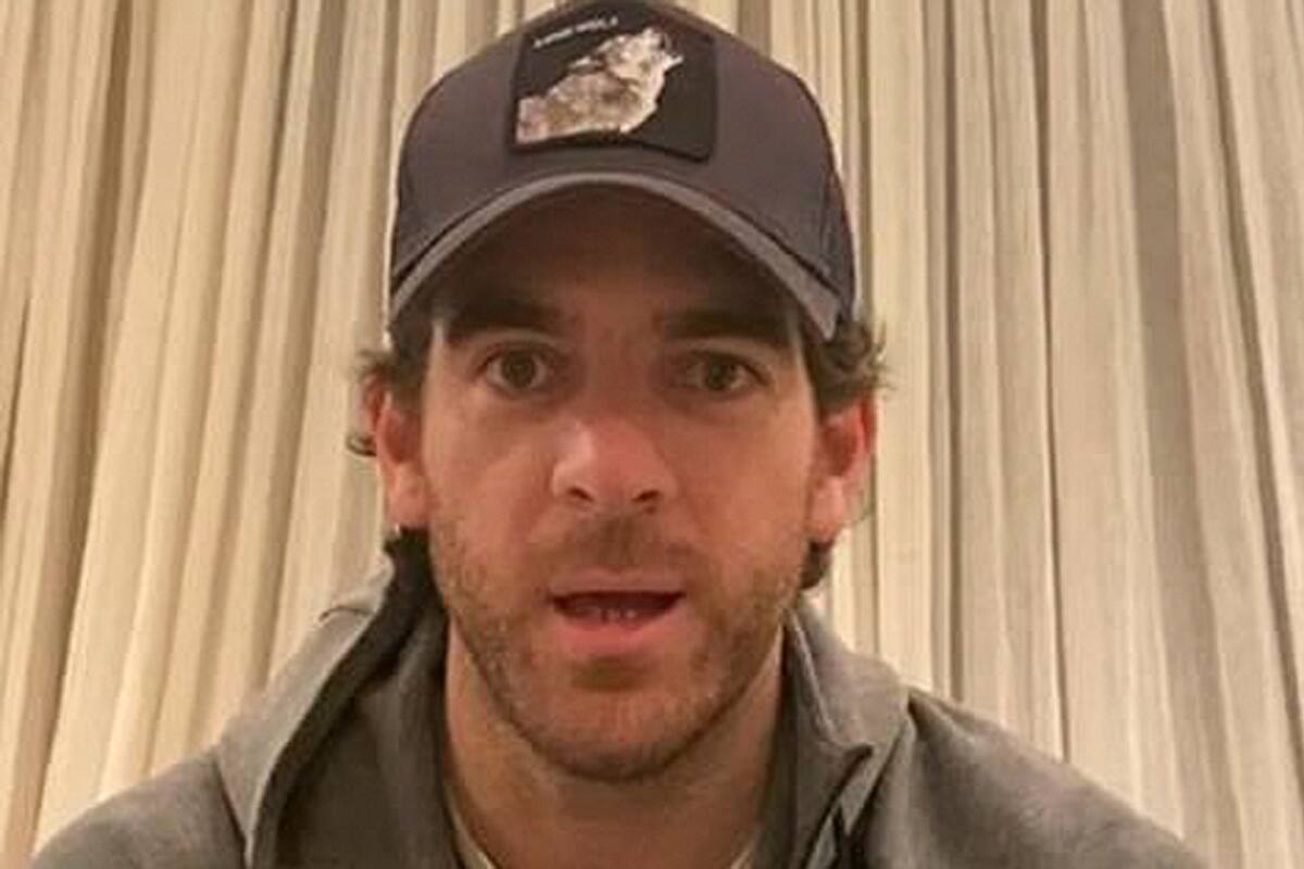 Del Potro y un mensaje en redes