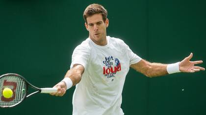 Del Potro ya se entrena en el All England