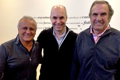 Del Sel, Larreta y Reutemann