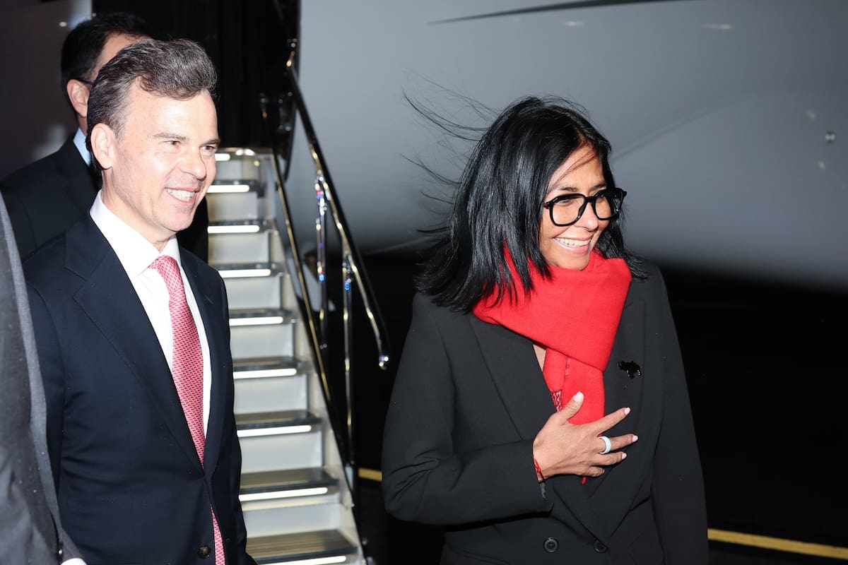 Delcy Rodríguez llega a Nueva York para participar en la Asamblea de la ONU, el 21 de septiembre de 2026. Se prevé que se reúna con Donald Trump