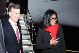Entre críticas y llamados a elecciones, Delcy Rodríguez llegó a EE.UU. para reunirse con Trump y hablar en la ONU