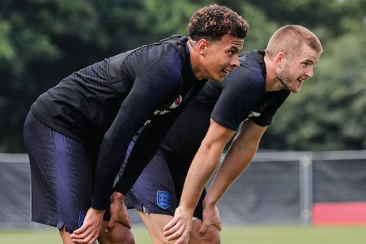 Dele y Eric Dier, dos de los jugadores ingleses que toman mate