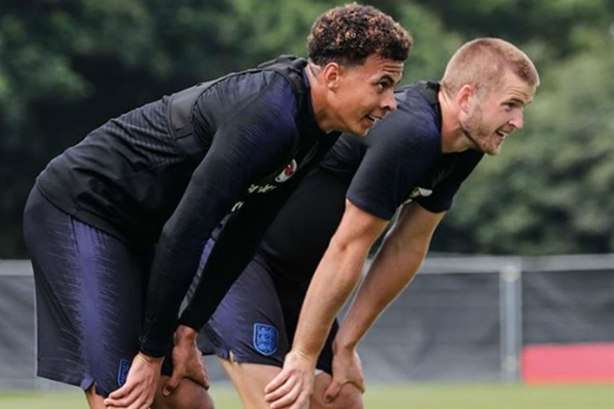 Dele y Eric Dier, dos de los jugadores ingleses que toman mate