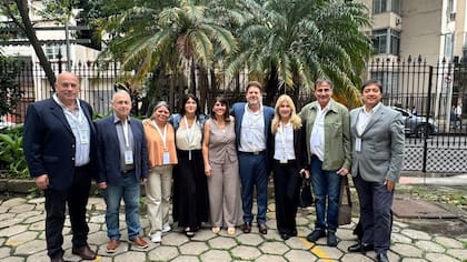 Delegación de legisladores bonaerenses en Río de Janeiro